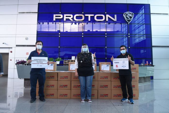 Proton mula serah 8,000 pelindung muka kepada hospital ...